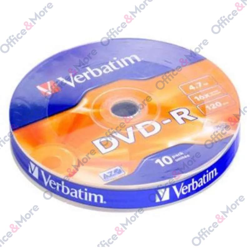 VERBATIM DVD-R 10/1 FOLIJA 16X 
