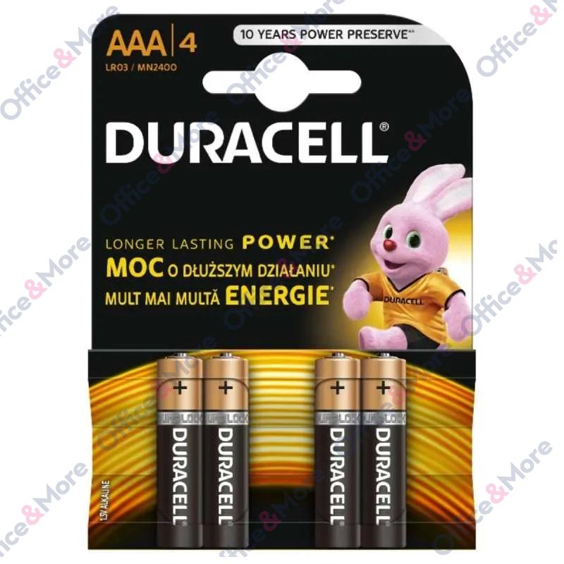 DURACELL BATERIJA ALK. LR3-AAA-1,5V PAK.4 