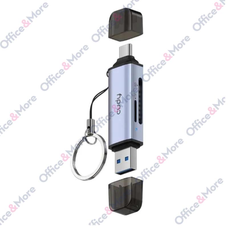 Cudy UH200čitač kartica sa USB-A i USB-C konektori 