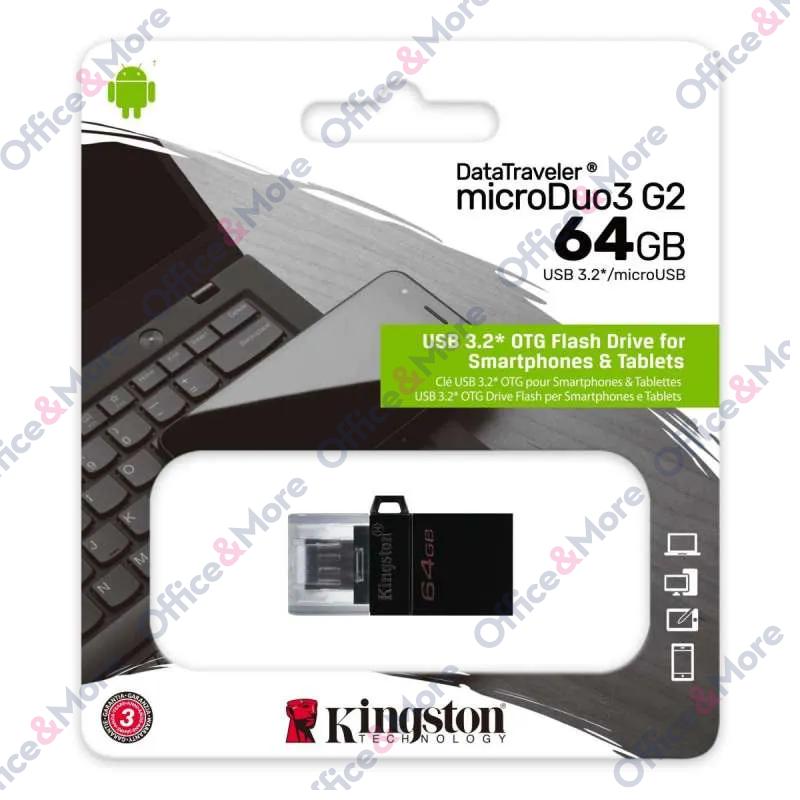 KINGSTON USB FLASH MEM. 64GB DTDUO3G2 