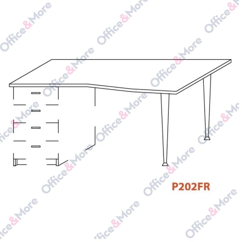 OMF PLOČA P202FR 160/70/60/74  I 2 NOGARE 