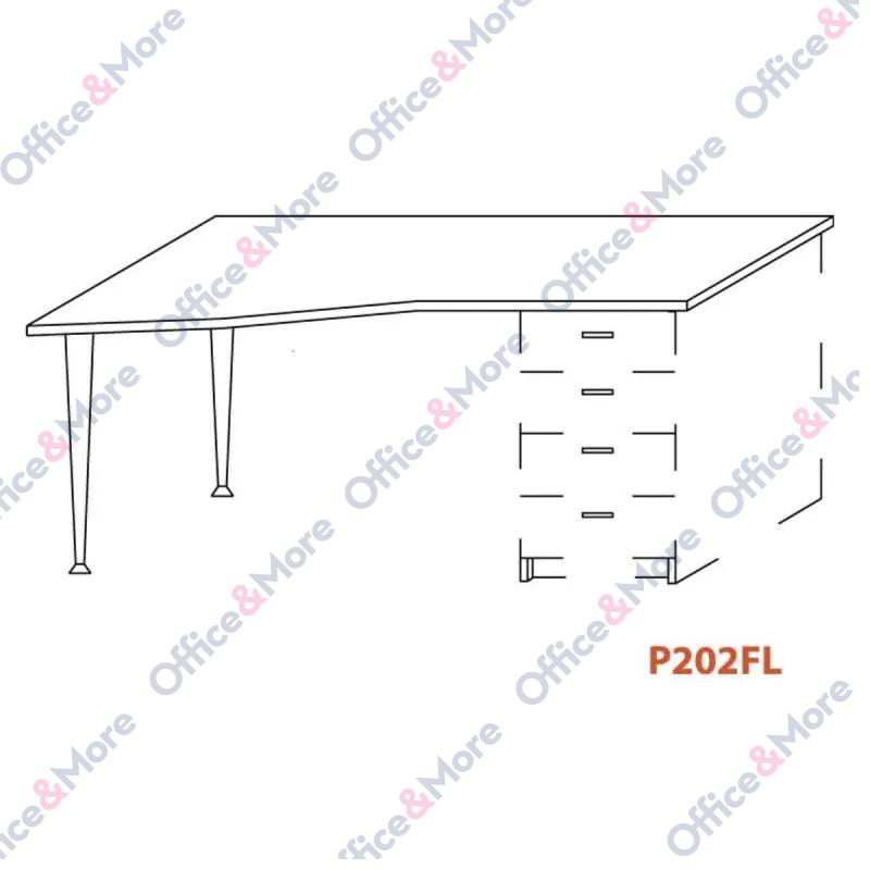 OMF PLOČA P202FL 160/70/60/74  I 2 NOGARE 