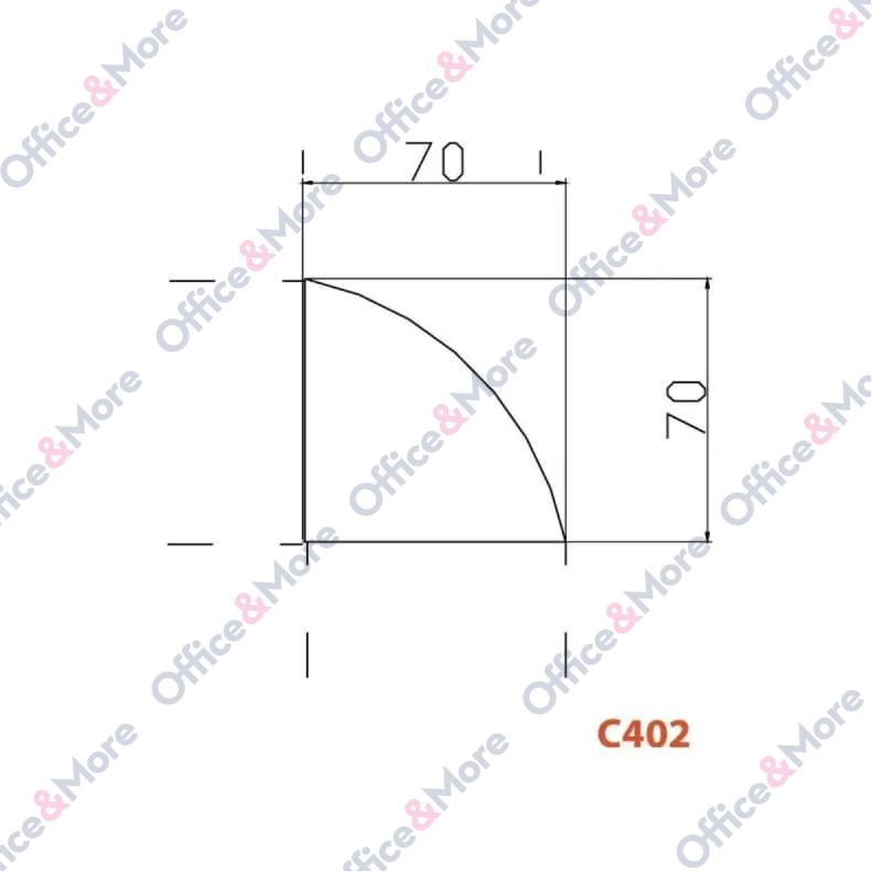 OMF PLOČA C402 70/70 SIVA 