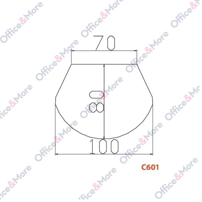 OMF PLOČA C601 100/80/70 SIVA 