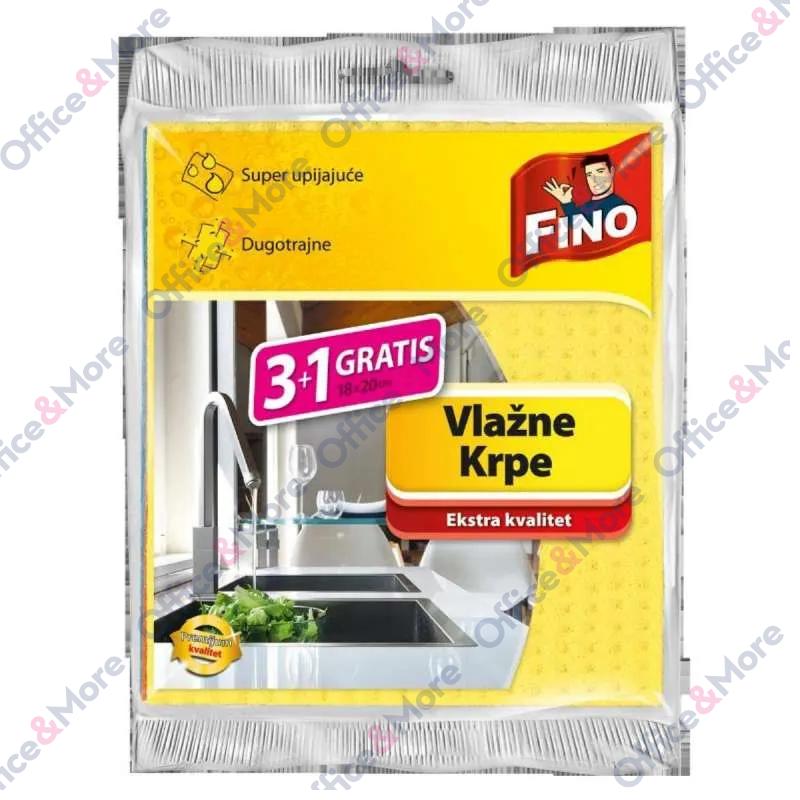 FINO Vlažne krpe 18x20cm 3+1 gratis -20498 