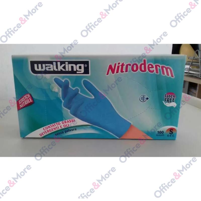 Rukavice NITRODERM WALKING nitrilne 100/1-13592 