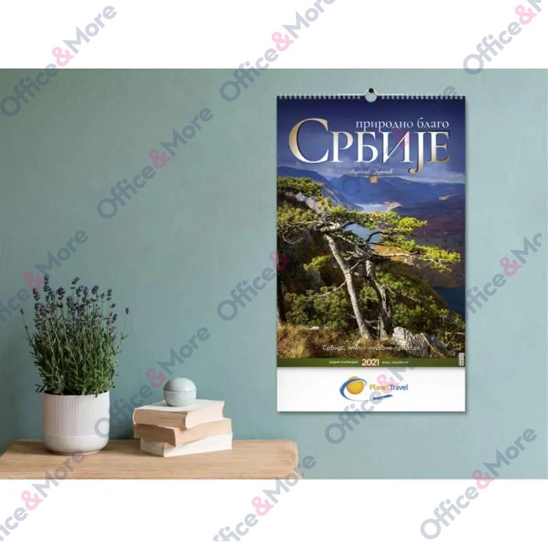 KALENDAR 70.014 ZIDNI PRIRODNO BLAGO SRBIJE 