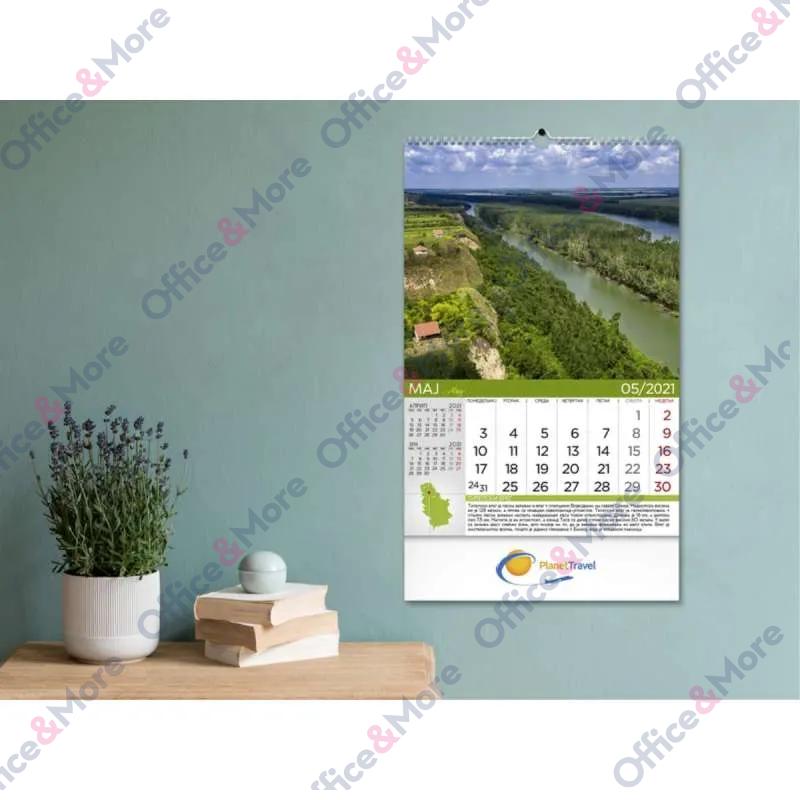 KALENDAR 70.014 ZIDNI PRIRODNO BLAGO SRBIJE 